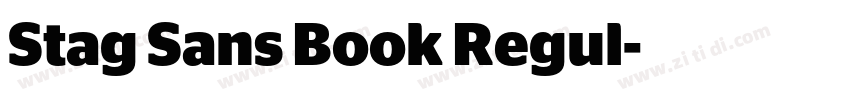 Stag Sans Book Regul字体转换